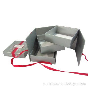 Layers Christmas Paper Gift Box